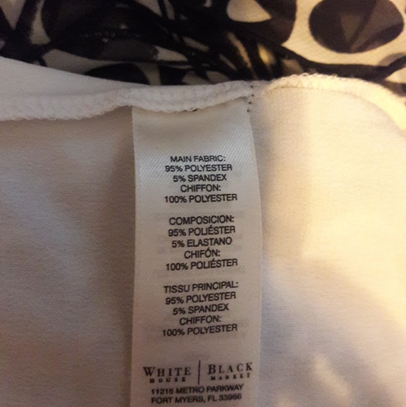 WHBM geometric-print ruffle tank - Picture 5 of 7